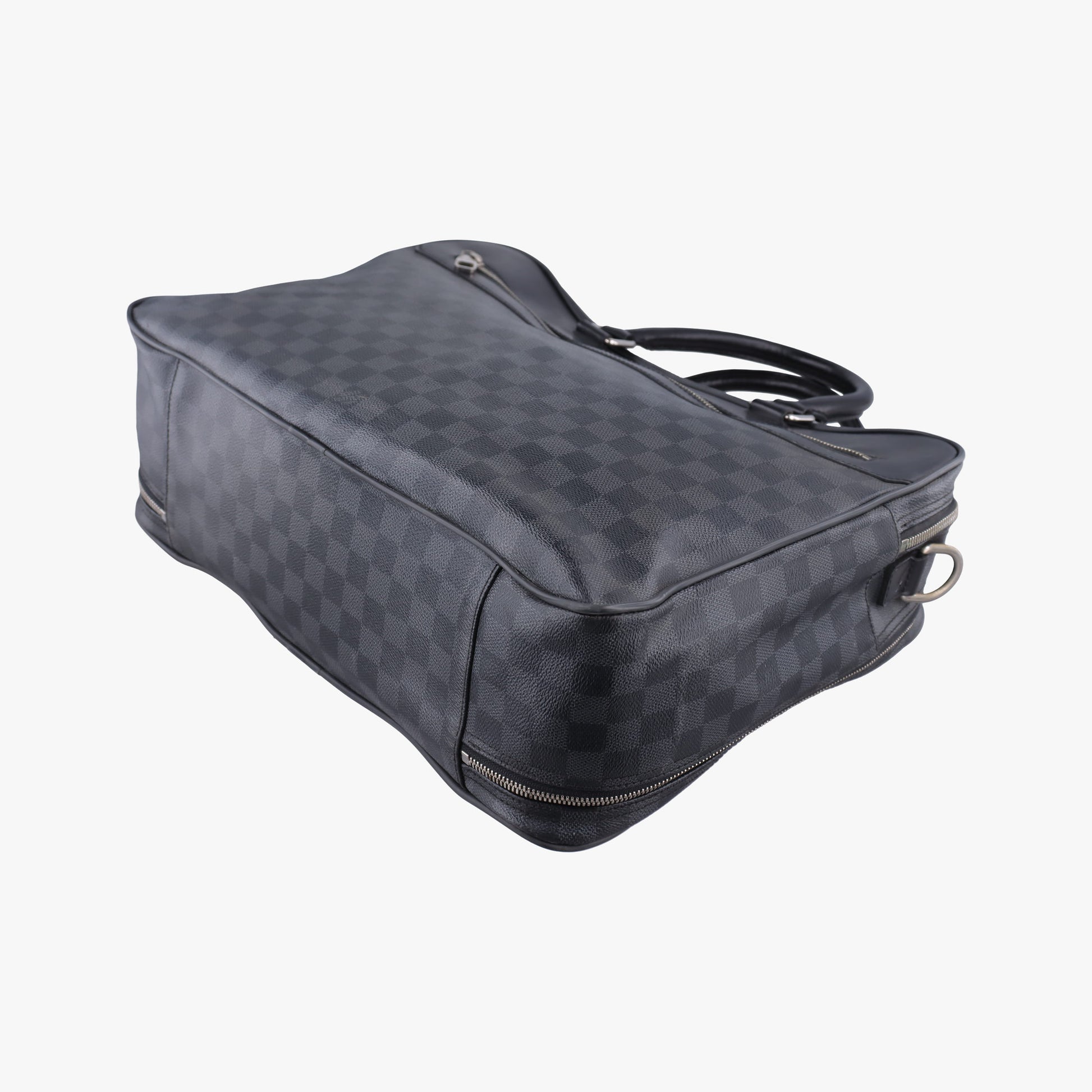 Overnight Black×Navy Damier Graphite N41004 FL0165オーバーナイト ブラック×ネイビー ダミエ グラフィット N41004 FL0165