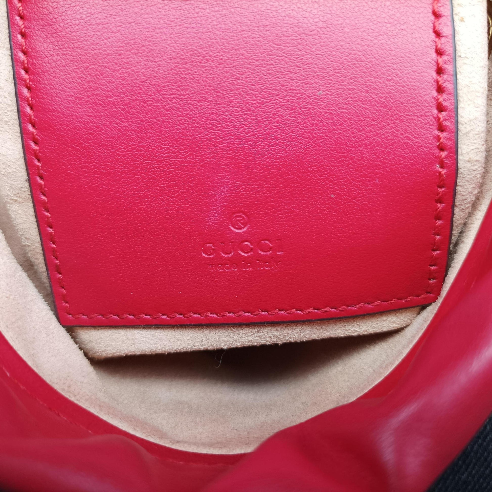 GG Marmont Red Leather 575163 GGマーモント レッド レザー 575163 