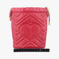 GG Marmont Red Leather 575163 GGマーモント レッド レザー 575163 