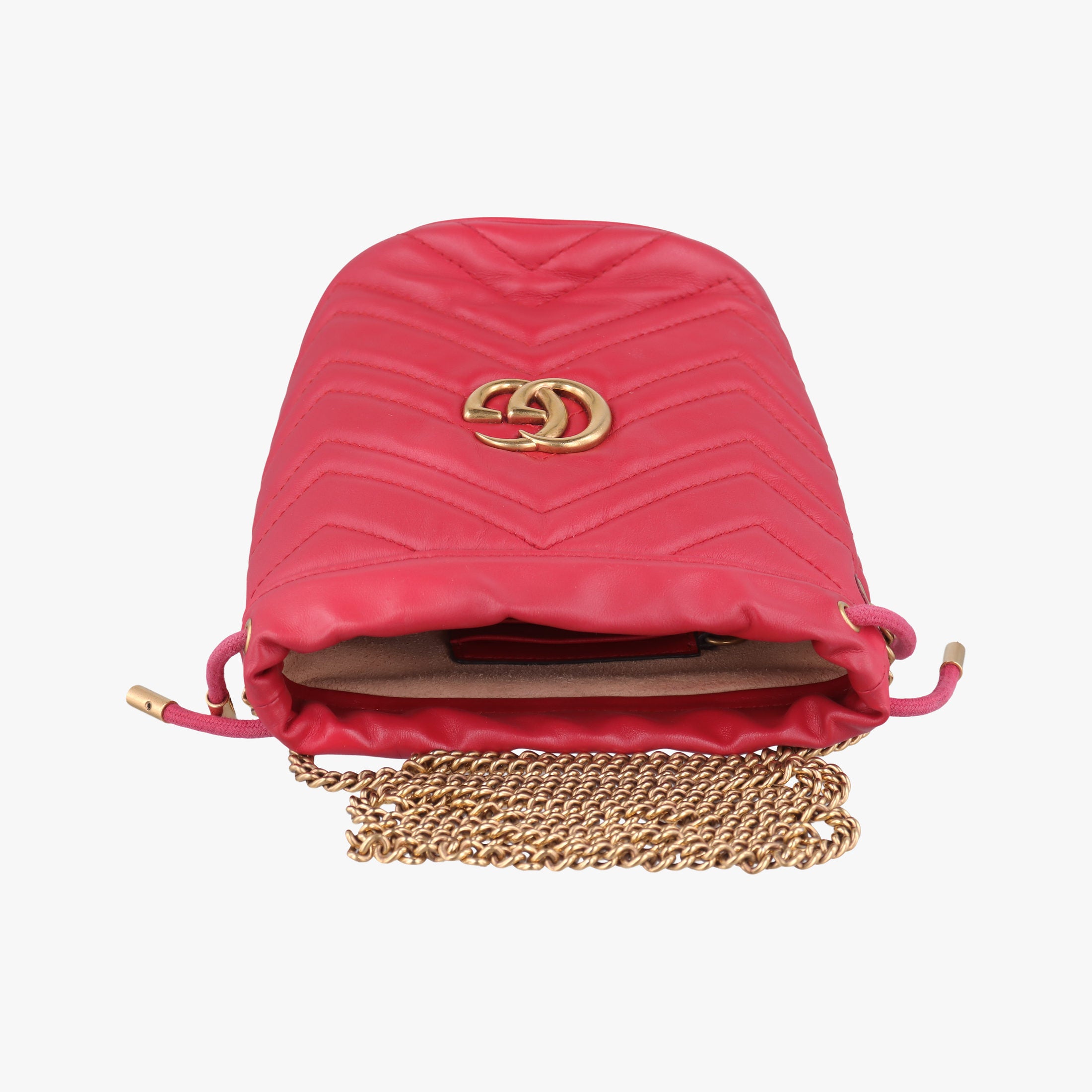 GG Marmont Red Leather 575163 GGマーモント レッド レザー 575163 