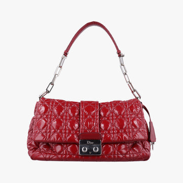 Miss Dior New Rock Cannage Stitch Red Patent Leather 05-BO-1110ミス ディオール ニューロック カナージュ ステッチ レッド パテント 05-BO-1110