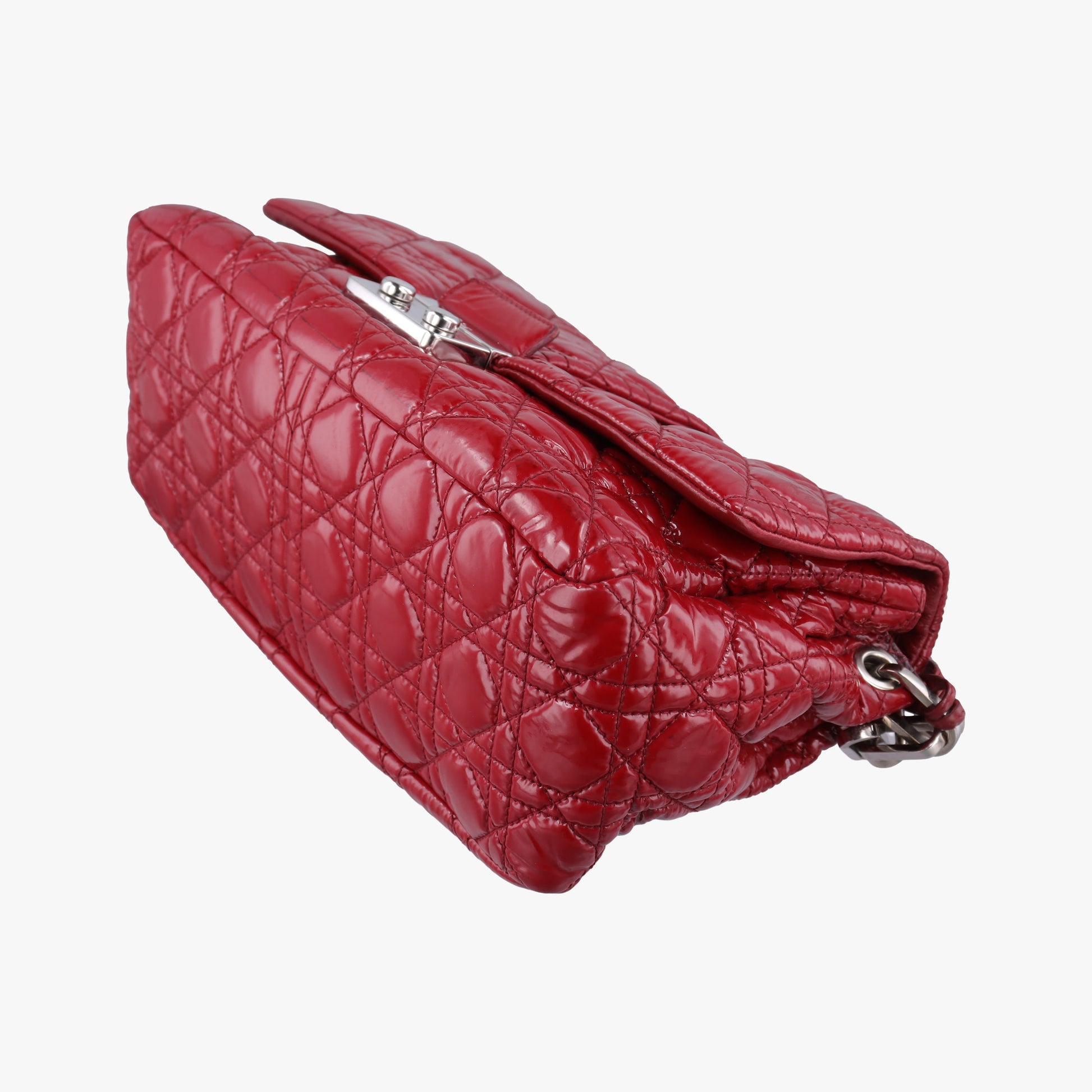 Miss Dior New Rock Cannage Stitch Red Patent Leather 05-BO-1110ミス ディオール ニューロック カナージュ ステッチ レッド パテント 05-BO-1110