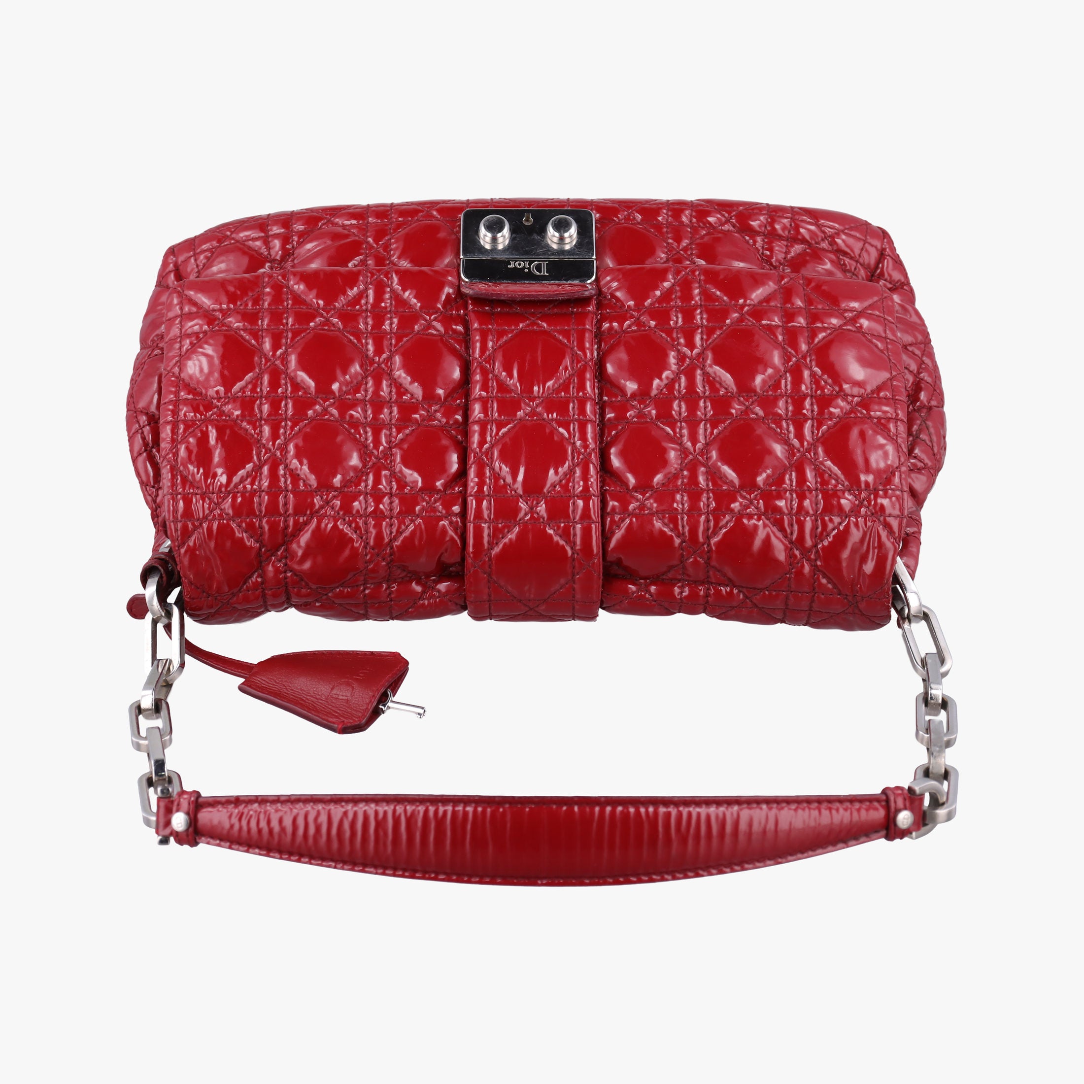 Miss Dior New Rock Cannage Stitch Red Patent Leather 05-BO-1110ミス ディオール ニューロック カナージュ ステッチ レッド パテント 05-BO-1110
