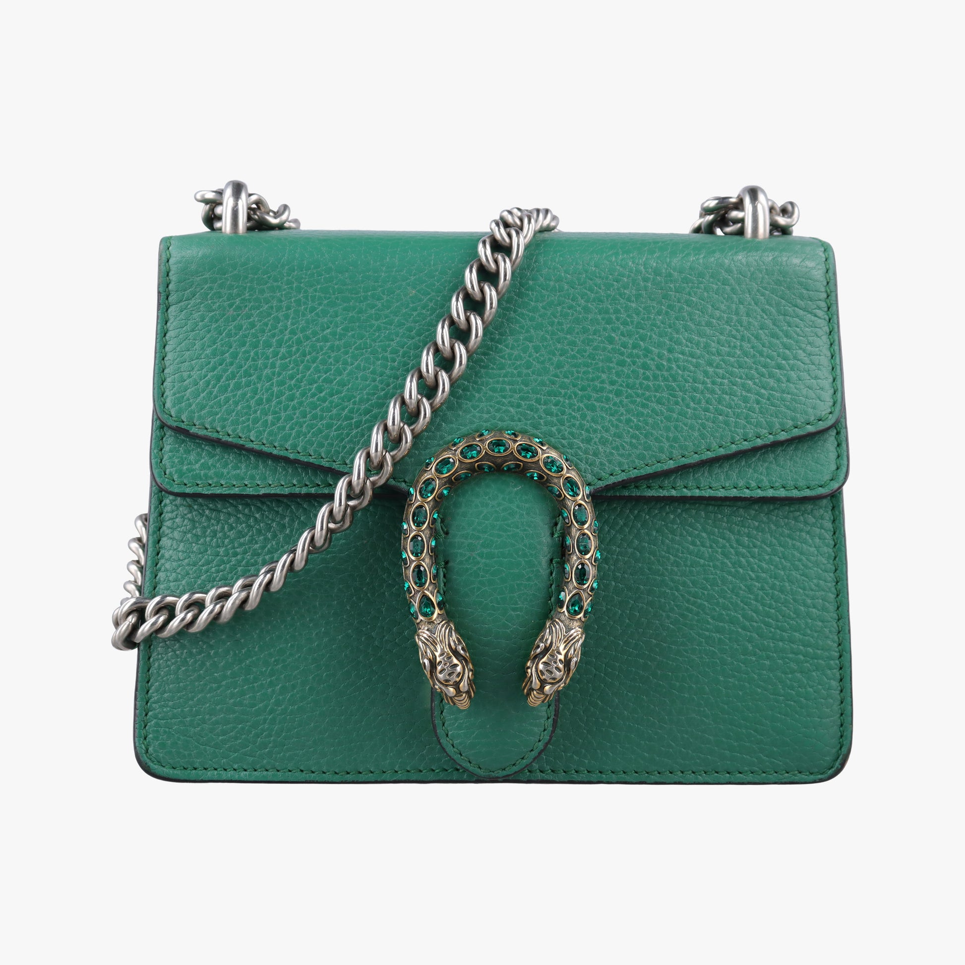 Dionysus Green Leather 421970 H025567579ディオニュソス グリーン レザー 421970 H025567579