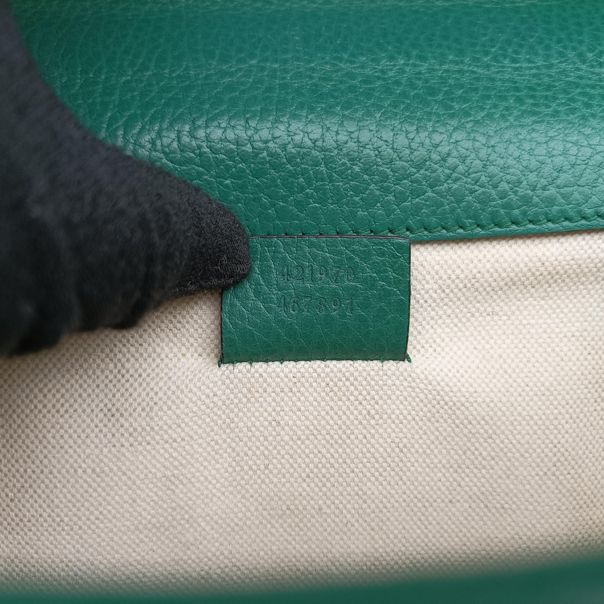 Dionysus Green Leather 421970 H025567579ディオニュソス グリーン レザー 421970 H025567579