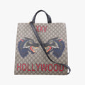 GG Supreme Wolf Print beige×Multicolour PVC coated canvasｘLeather 450950 H023639578GGスプリーム ウルフ プリント ベージュ×マルチカラー PVCコーティングキャンバスｘレザー 450950 H023639578