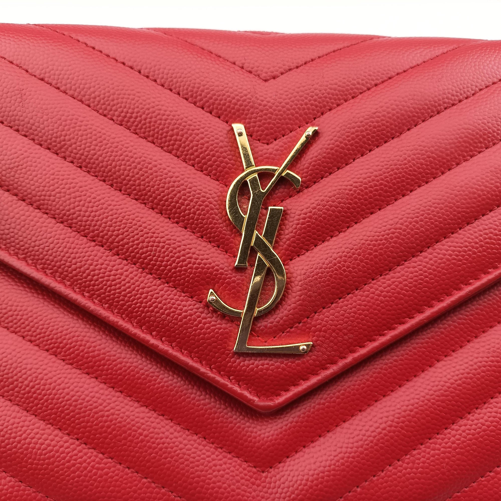 Cassandre Red Caviar Leather 377828 GUE377828.0417カサンドル レッド キャビアレザー 377828 GUE377828.0417