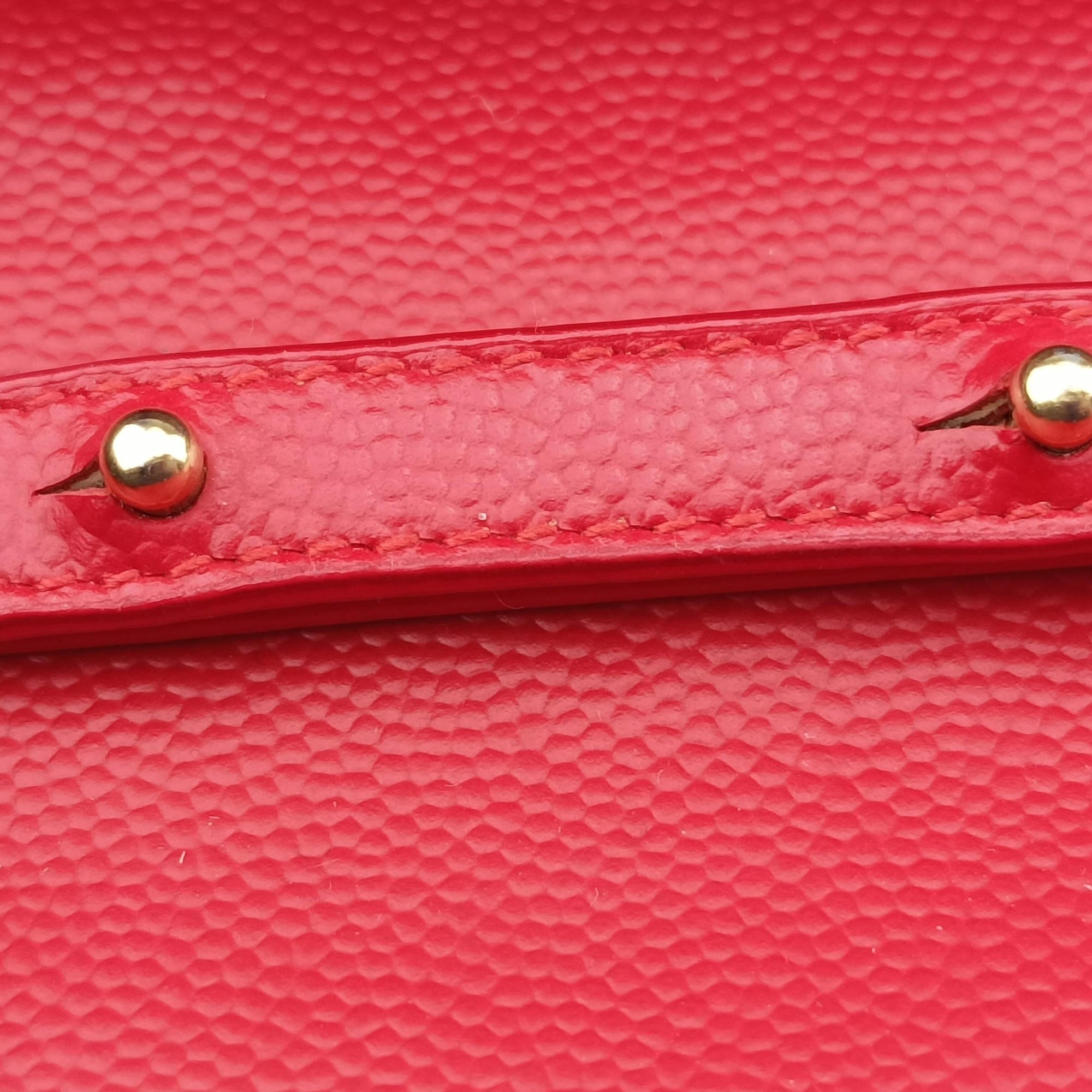 Cassandre Red Caviar Leather 377828 GUE377828.0417カサンドル レッド キャビアレザー 377828 GUE377828.0417