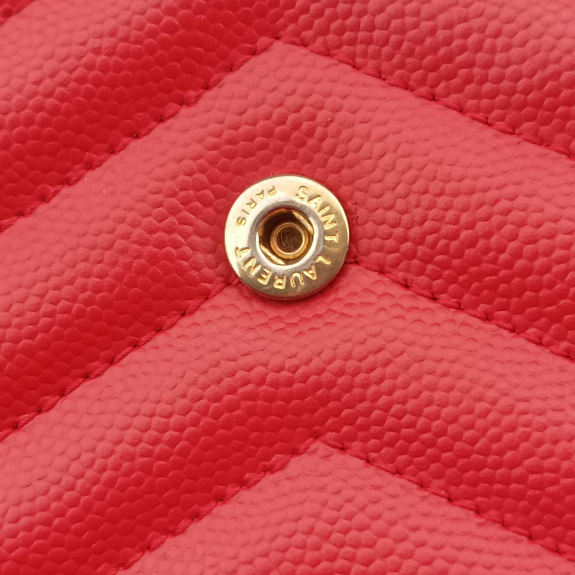 Cassandre Red Caviar Leather 377828 GUE377828.0417カサンドル レッド キャビアレザー 377828 GUE377828.0417
