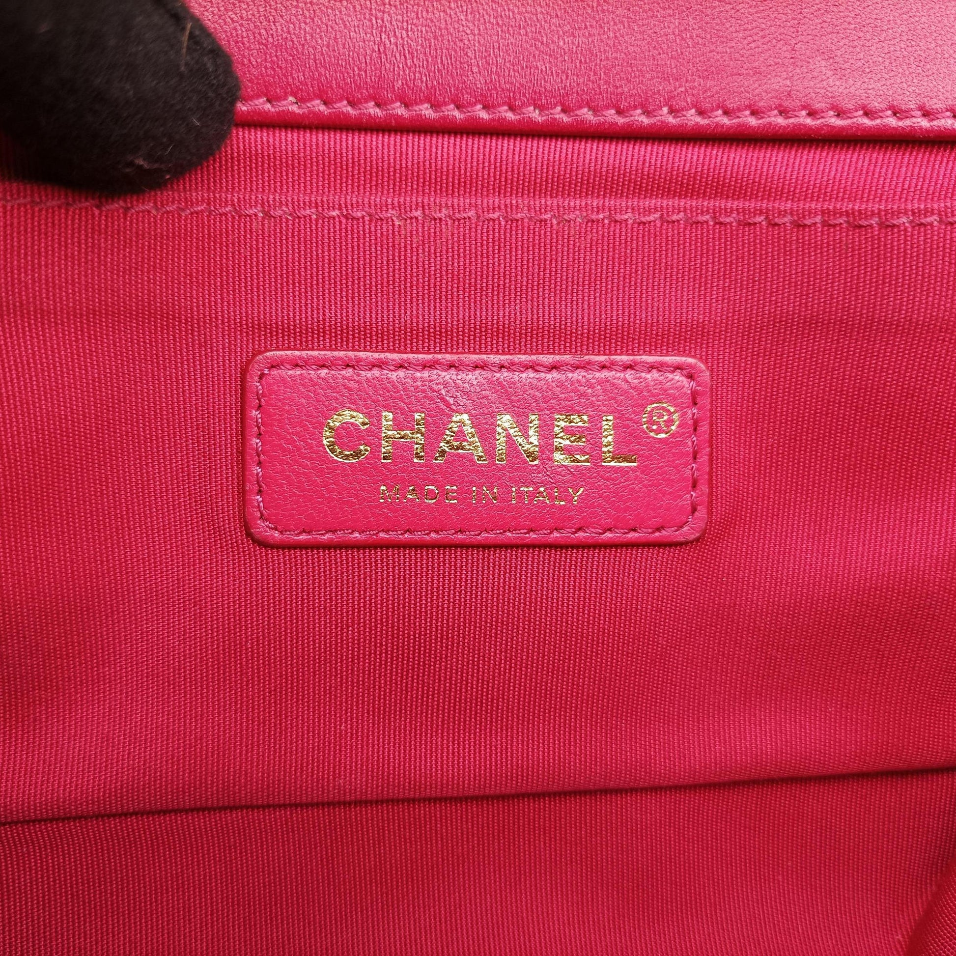 BOY CHANEL Pink velour A67085 24512994ボーイシャネル ピンク ベロア A67085 24512994