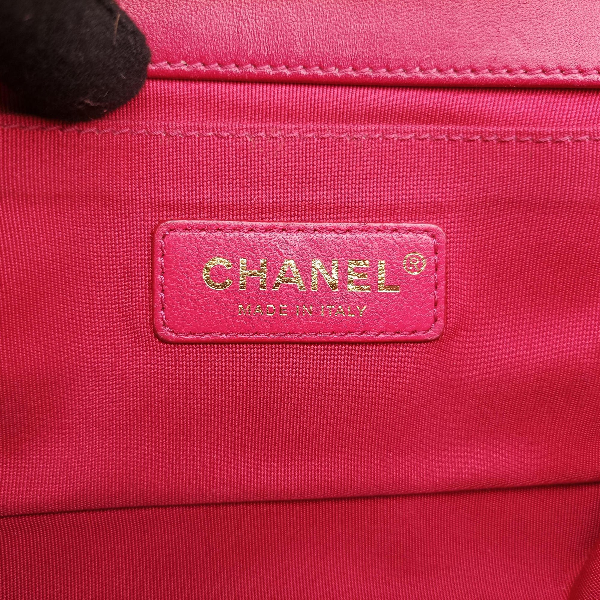 BOY CHANEL Pink velour A67085 24512994ボーイシャネル ピンク ベロア A67085 24512994