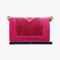 BOY CHANEL Pink velour A67085 24512994ボーイシャネル ピンク ベロア A67085 24512994