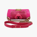 BOY CHANEL Pink velour A67085 24512994ボーイシャネル ピンク ベロア A67085 24512994
