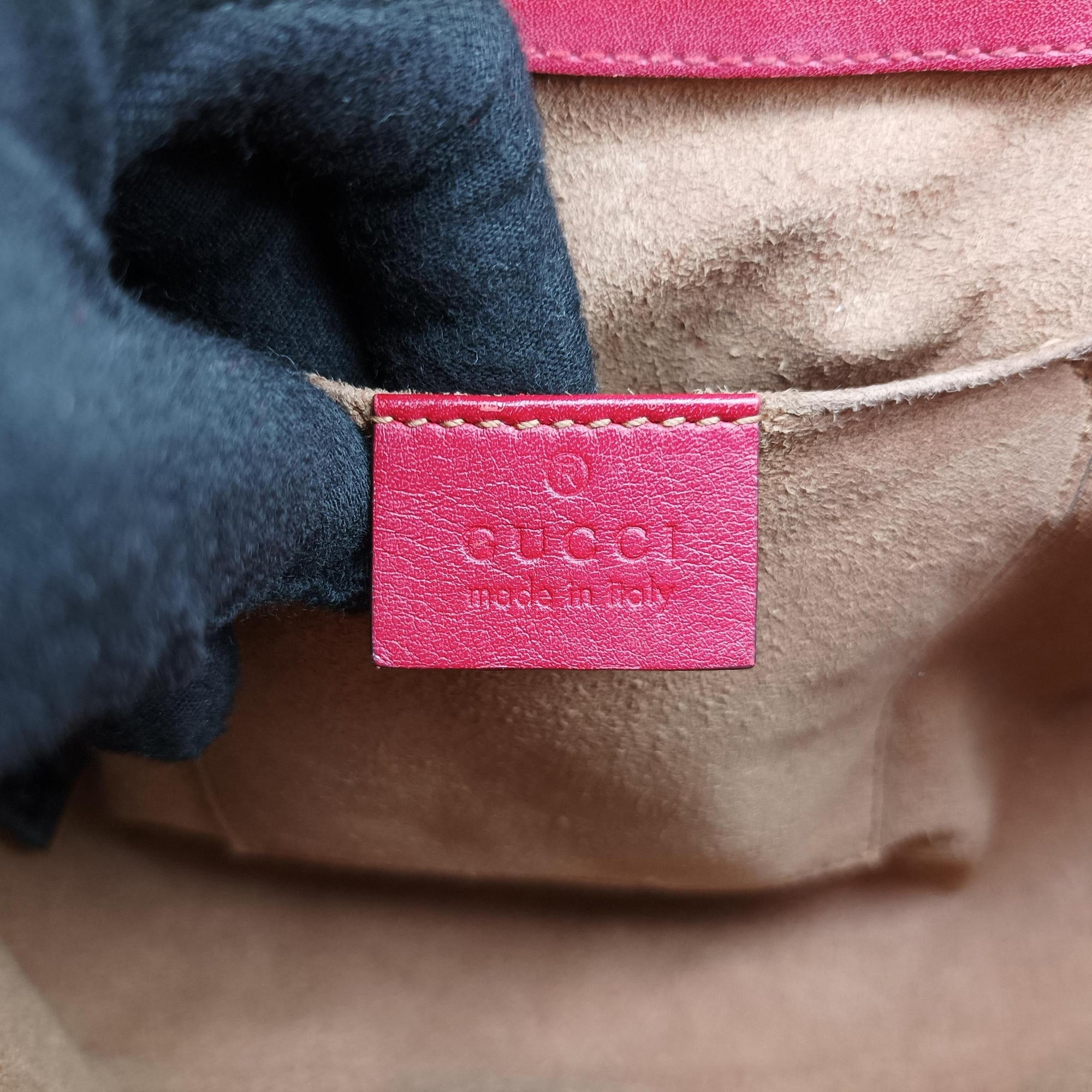 GG Supreme Padlock Beige×Red×Multicolour PVC coated canvas×Leather 453189 A021069765GG スプリーム パドロック ベージュ×レッド×マルチカラー PVCコーティングキャンバス×レザー 453189 A021069765