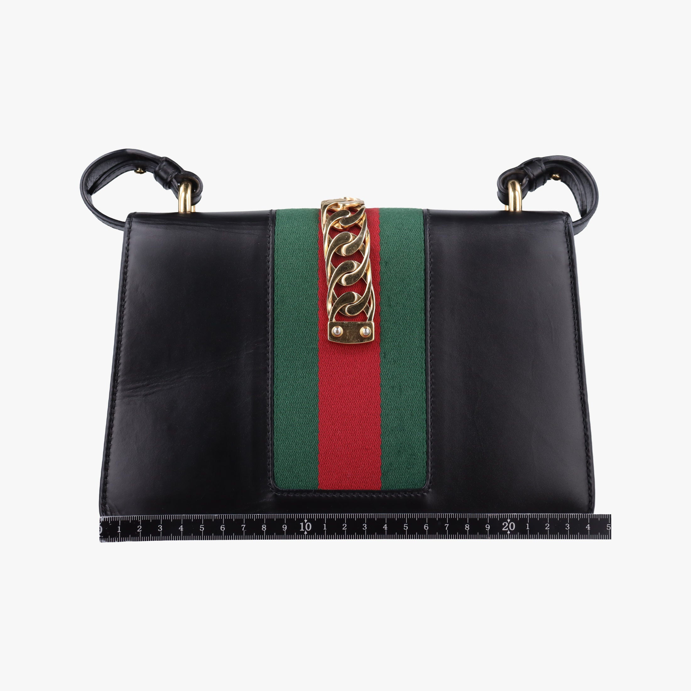 Sylvie Black Leather 421882 H021404700シルヴィ ブラック レザー 421882 H021404700