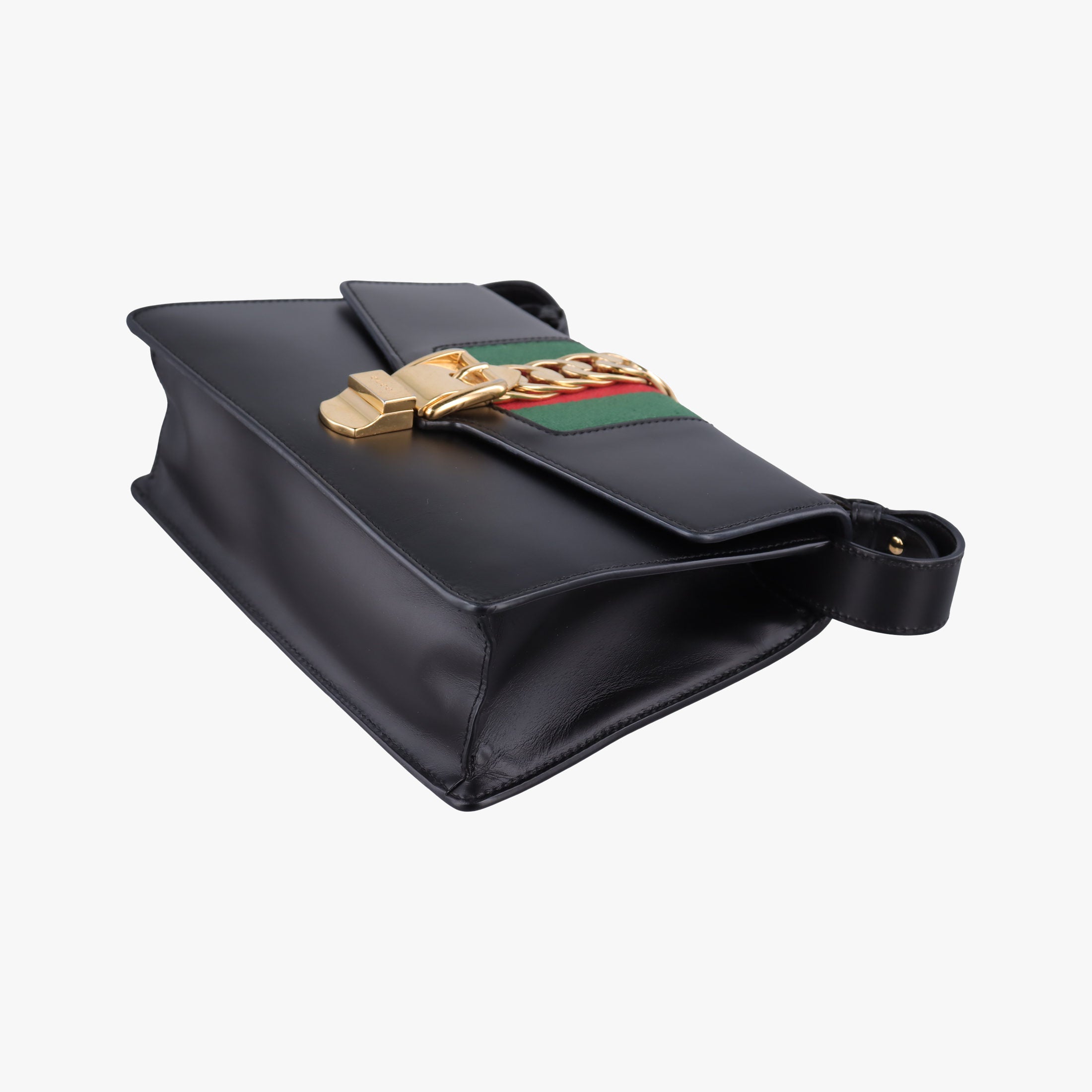 Sylvie Black Leather 421882 H021404700シルヴィ ブラック レザー 421882 H021404700