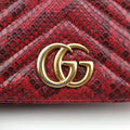 GG Marmont Red snakeskin 488426 GGマーモント レッド ヘビ革 488426 