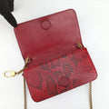 GG Marmont Red snakeskin 488426 GGマーモント レッド ヘビ革 488426 