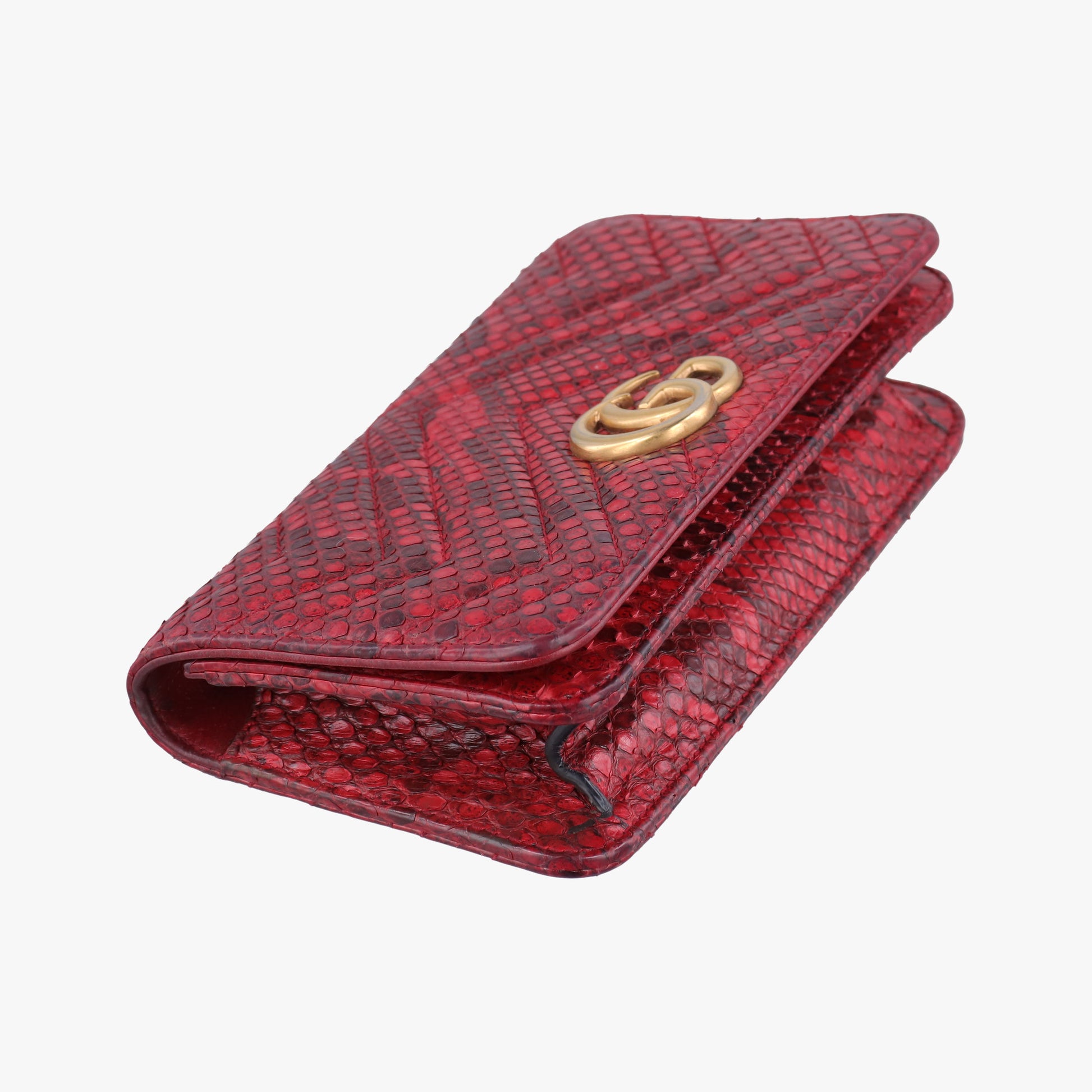 GG Marmont Red snakeskin 488426 GGマーモント レッド ヘビ革 488426 