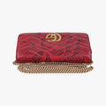 GG Marmont Red snakeskin 488426 GGマーモント レッド ヘビ革 488426 