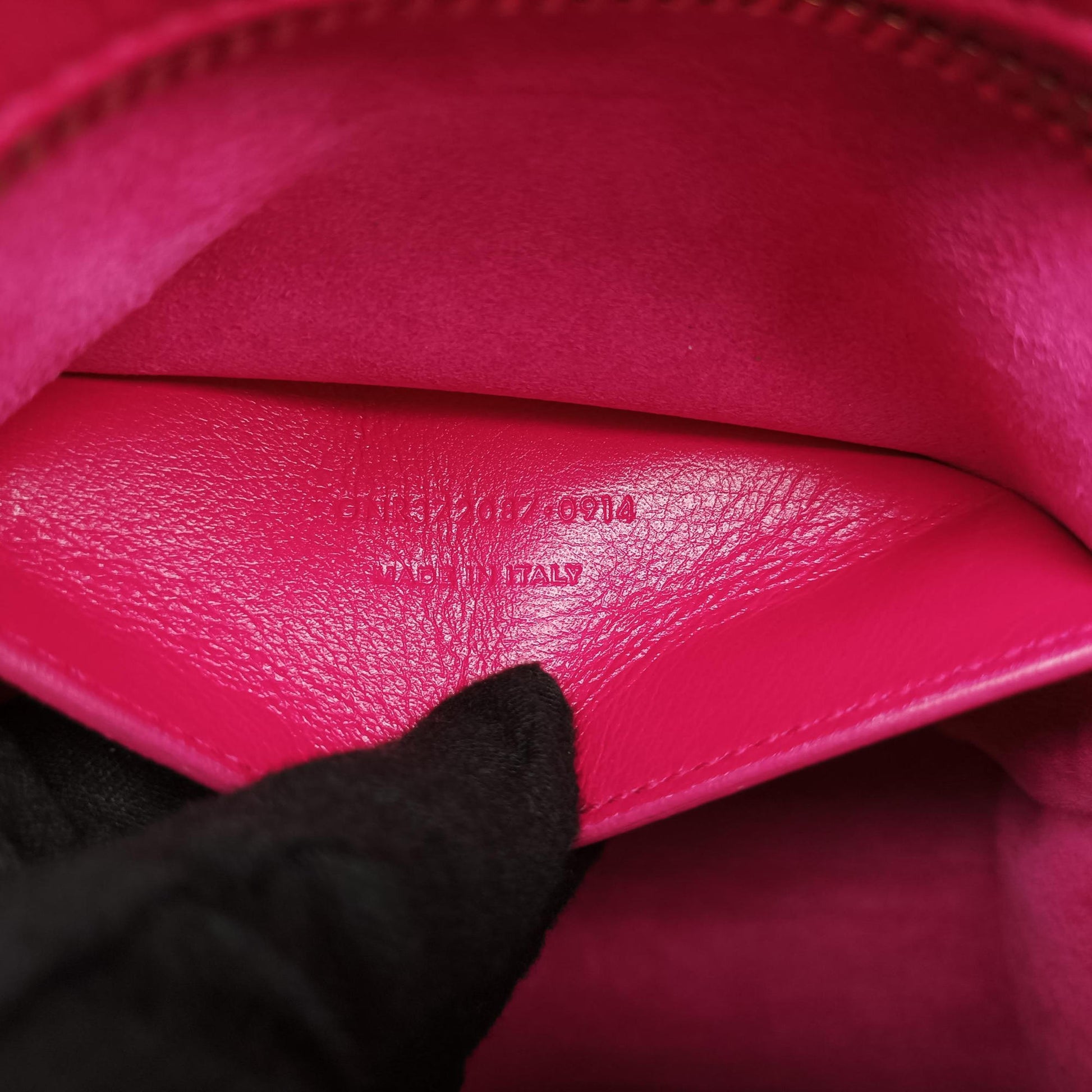 baby cabas Rose Leather 372087 GNR372087.0914ベイビーカバス ローズ レッド レザー 372087 GNR372087.0914