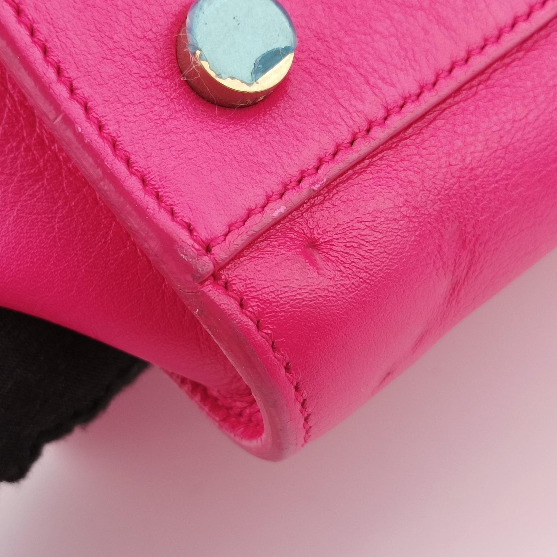baby cabas Rose Leather 372087 GNR372087.0914ベイビーカバス ローズ レッド レザー 372087 GNR372087.0914
