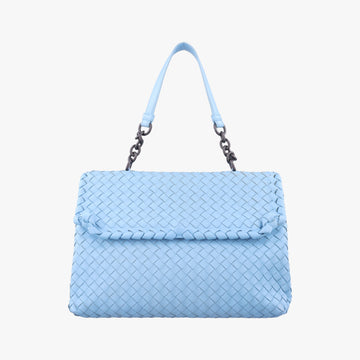 Intrecciato Olimpia Blue lambskin B03387877Bイントレチャート オリンピア ブルー ラムスキン B03387877B