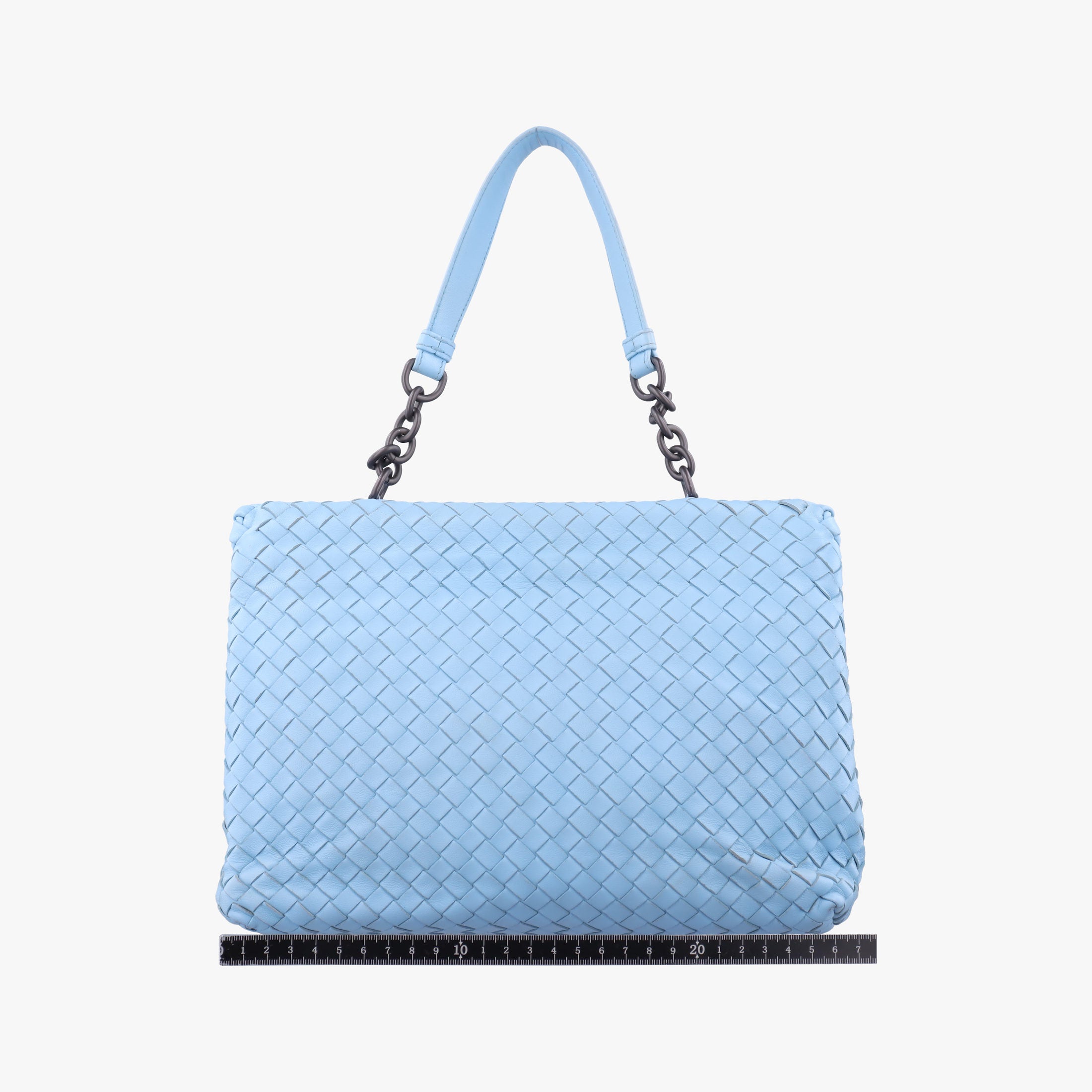 Intrecciato Olimpia Blue lambskin B03387877Bイントレチャート オリンピア ブルー ラムスキン B03387877B