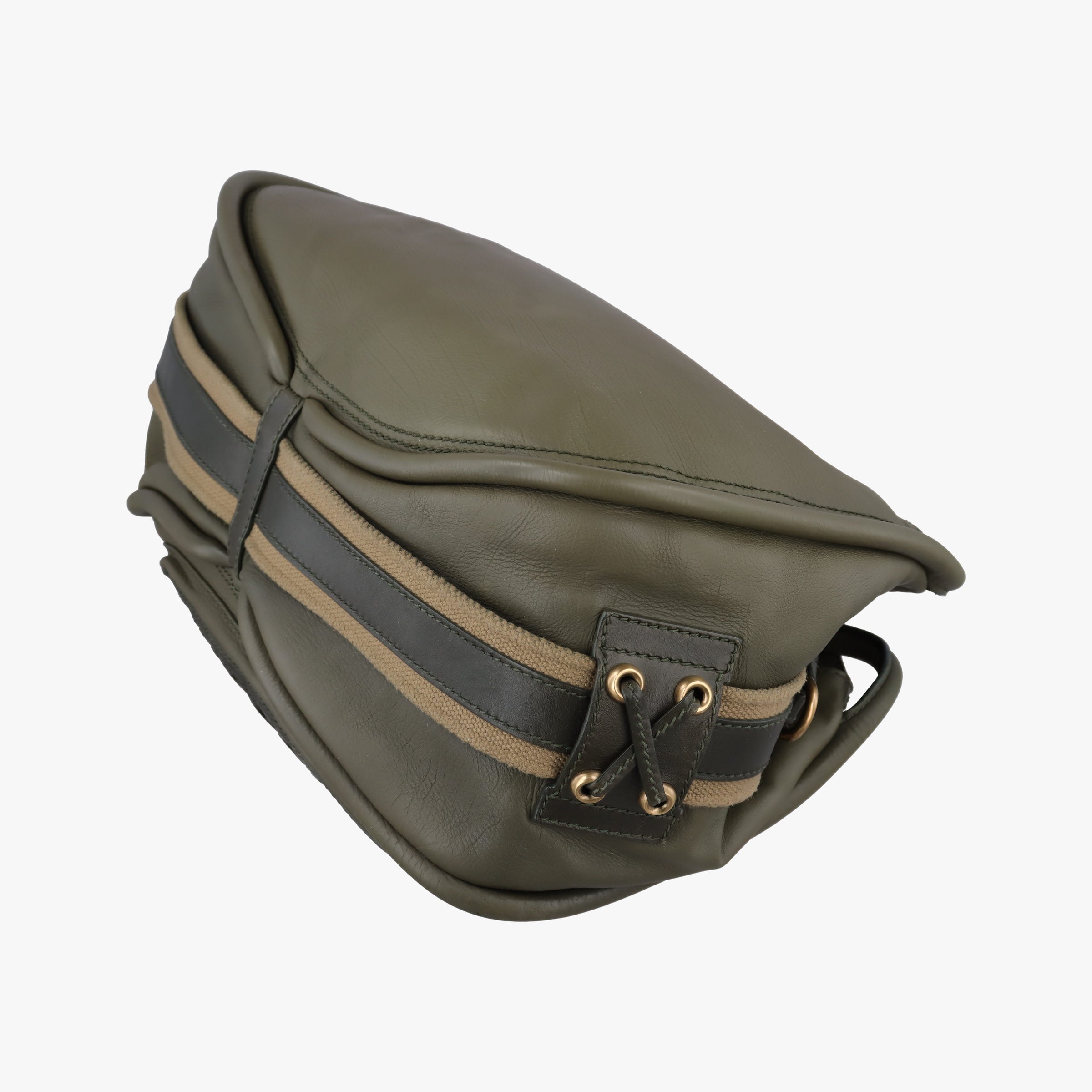 Lattice Messenger Green leather 13-MA-0150ラティスメッセンジャー グリーン レザー 13-MA-0150