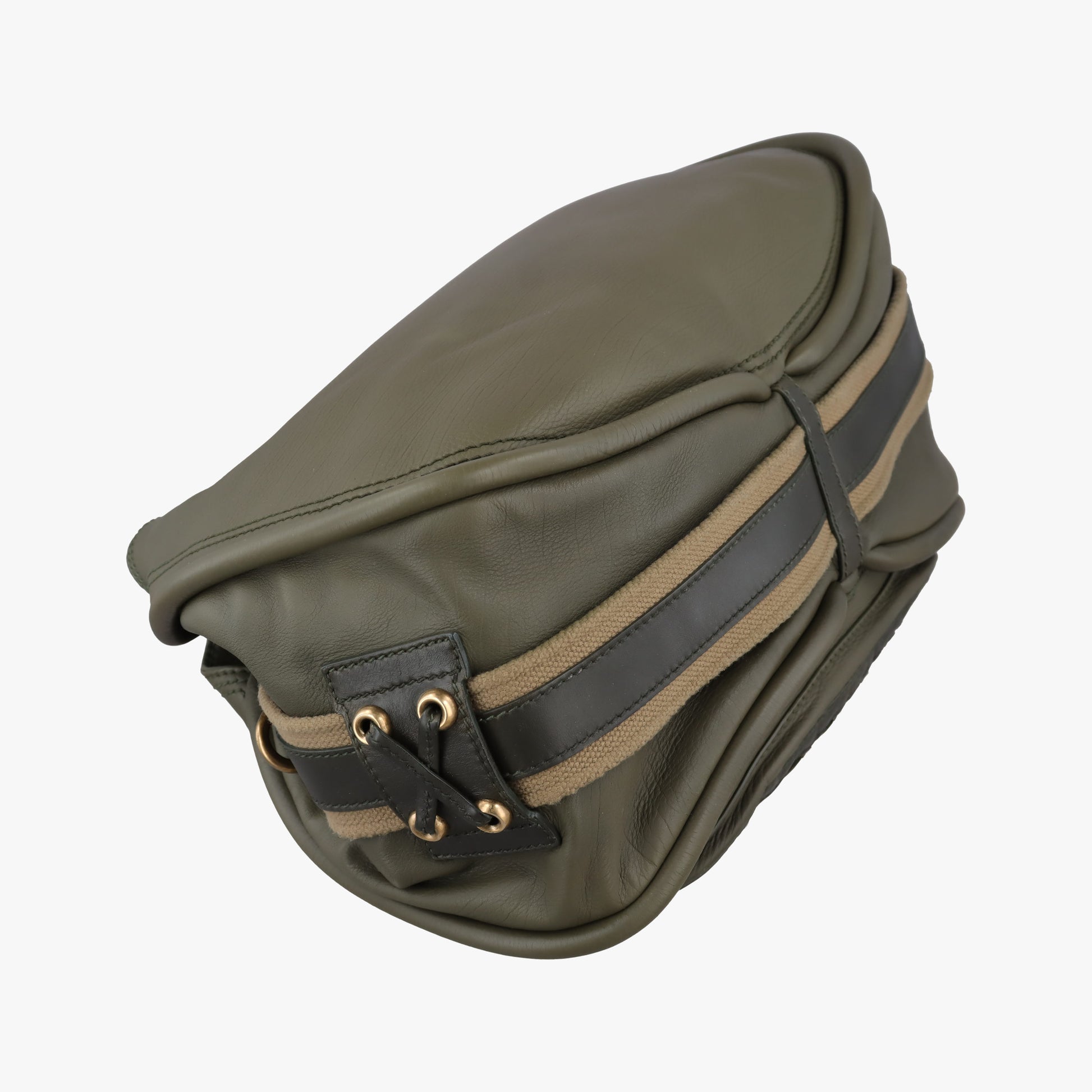 Lattice Messenger Green leather 13-MA-0150ラティスメッセンジャー グリーン レザー 13-MA-0150