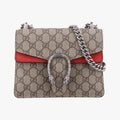 Dionysus beige×red PVC coated canvas×suede 421970 B026627008ディオニュソス ベージュ×レッド PVCコーティングキャンバス×スエード 421970 B026627008