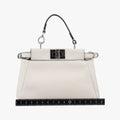 Micro Peekaboo White Leather 8M0355 8M0355-K47-150-0501マイクロピーカブー ホワイト レザー 8M0355 8M0355-K47-150-0501