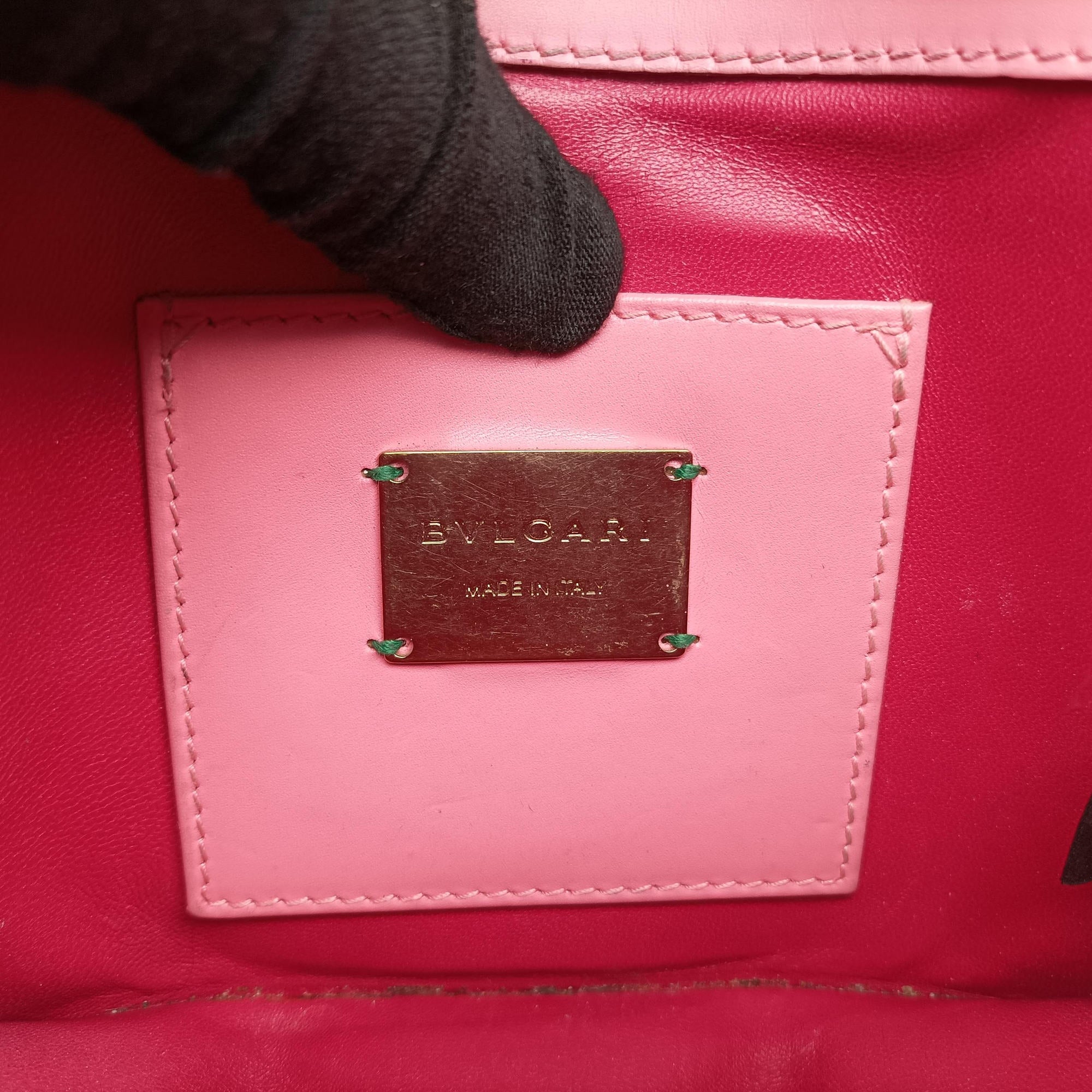 Serpenti Beige × Pink Galuchat Skin×Leather EK.L18.287055セルペンティ ベージュ × ピンク ガルーシャスキン×ザー EK.L18.287055