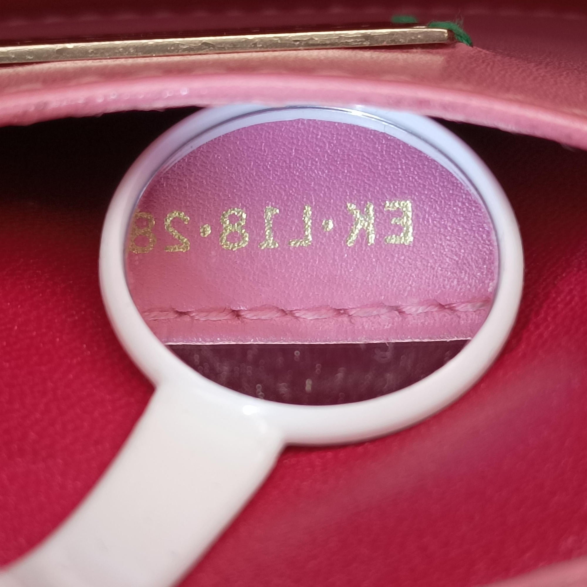 Serpenti Beige × Pink Galuchat Skin×Leather EK.L18.287055セルペンティ ベージュ × ピンク ガルーシャスキン×ザー EK.L18.287055