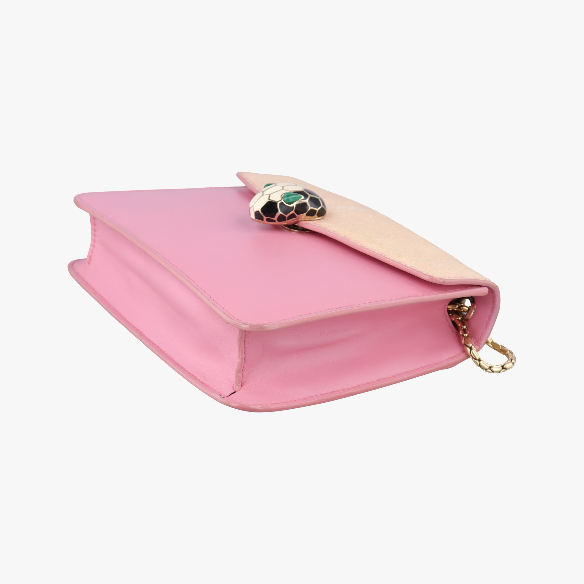 Serpenti Beige × Pink Galuchat Skin×Leather EK.L18.287055セルペンティ ベージュ × ピンク ガルーシャスキン×ザー EK.L18.287055