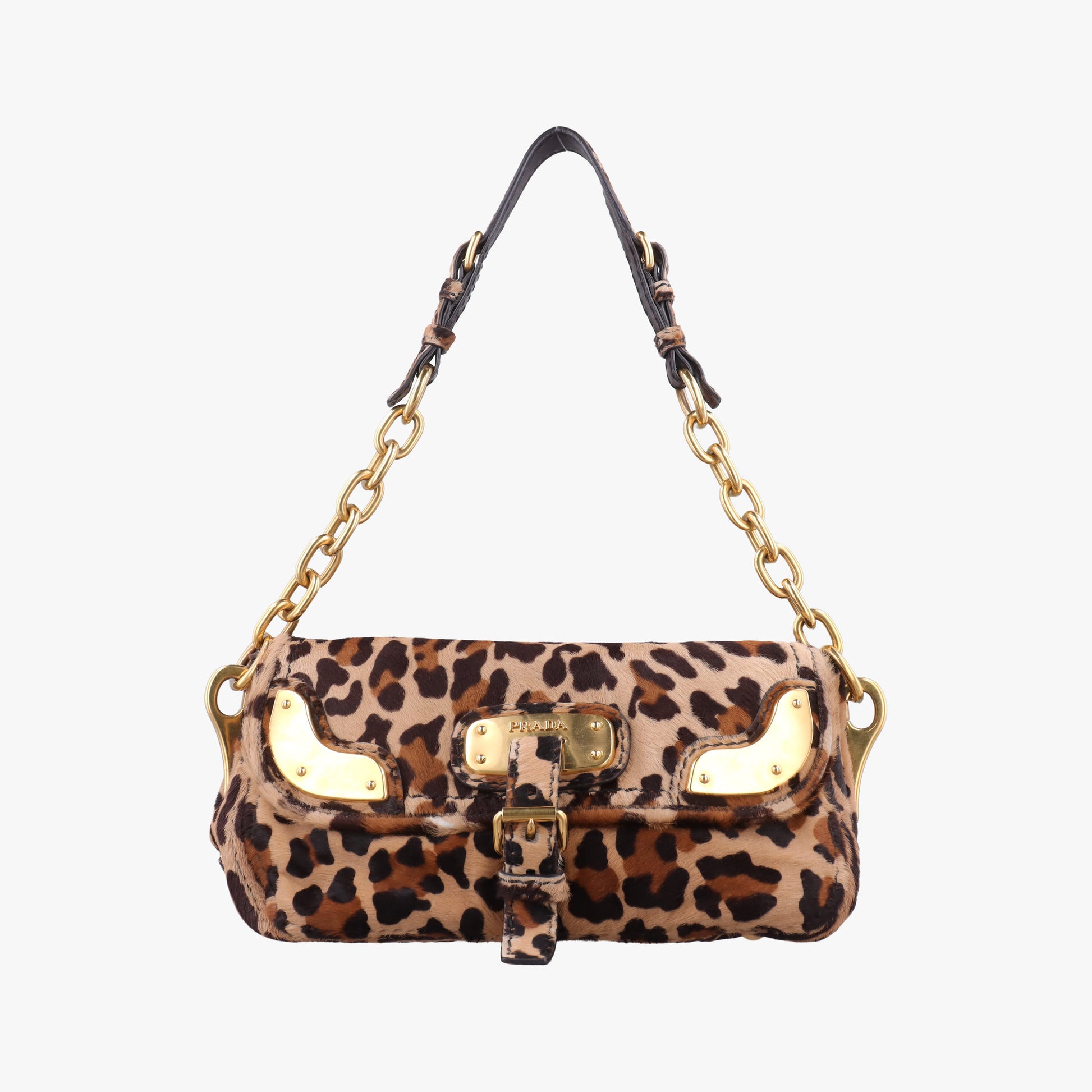 Leopard Print Brown×Multicolour ponyhair 123レオパード プリント ブラウン×マルチカラー ハラコ 123