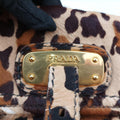 Leopard Print Brown×Multicolour ponyhair 123レオパード プリント ブラウン×マルチカラー ハラコ 123