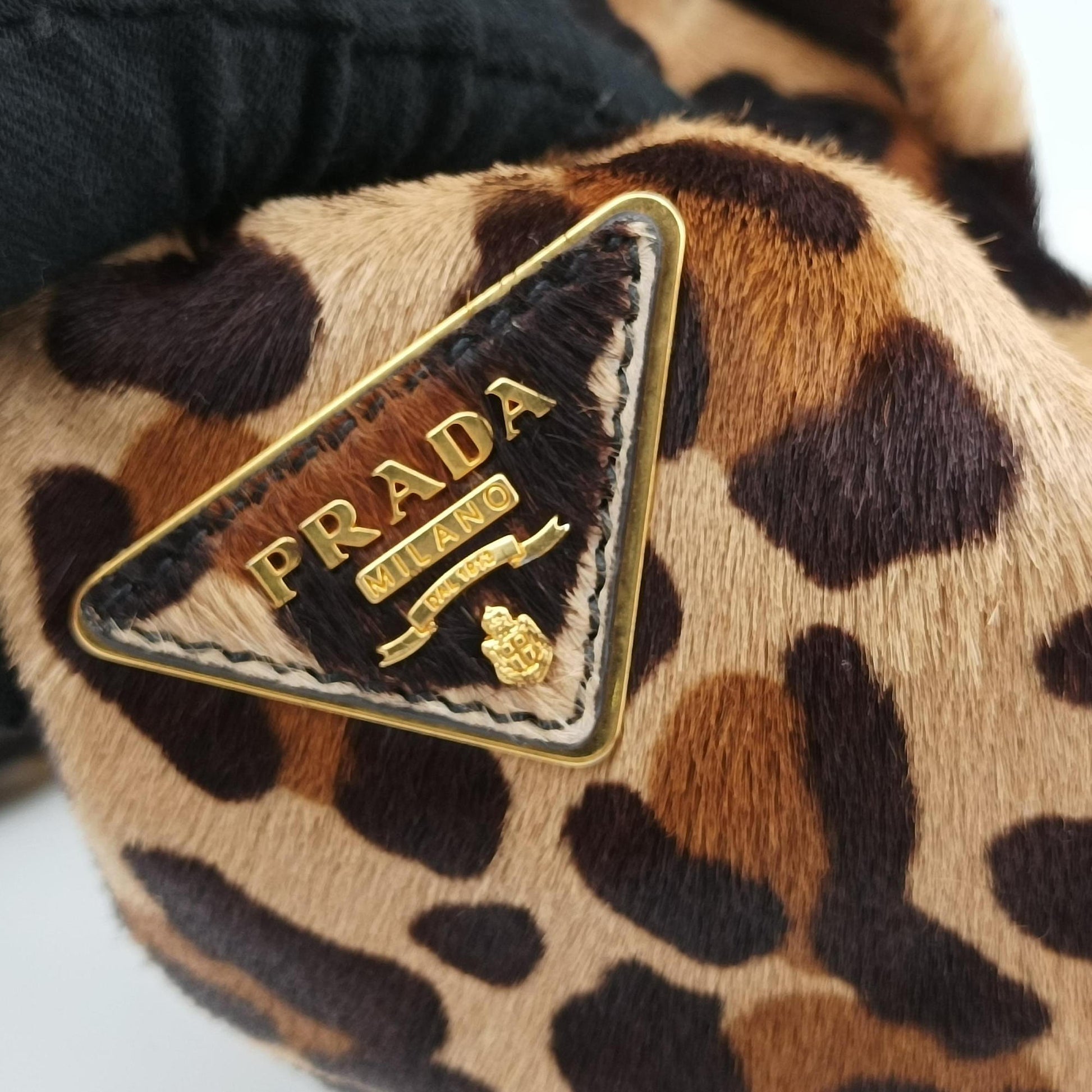 Leopard Print Brown×Multicolour ponyhair 123レオパード プリント ブラウン×マルチカラー ハラコ 123
