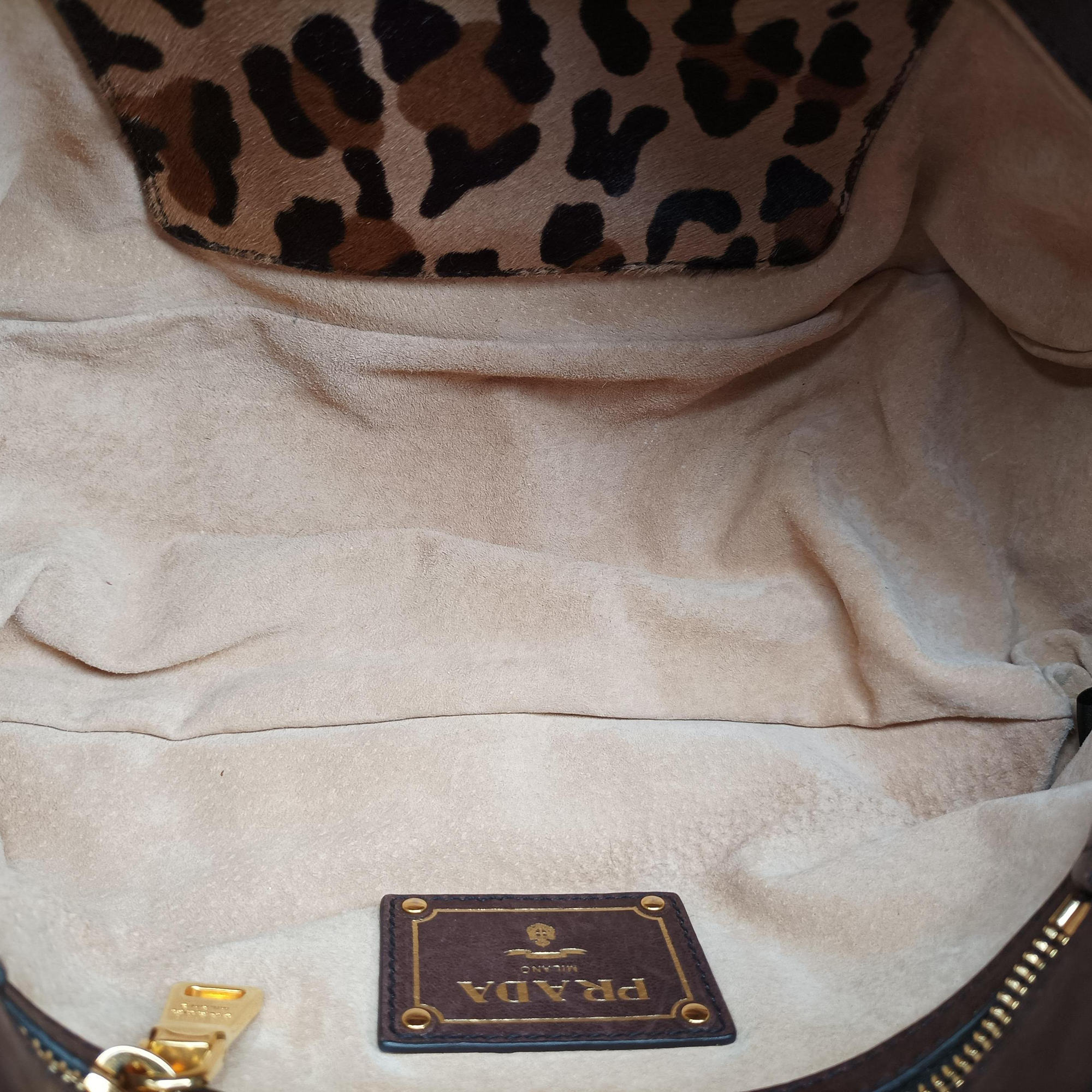 Leopard Print Brown×Multicolour ponyhair 123レオパード プリント ブラウン×マルチカラー ハラコ 123