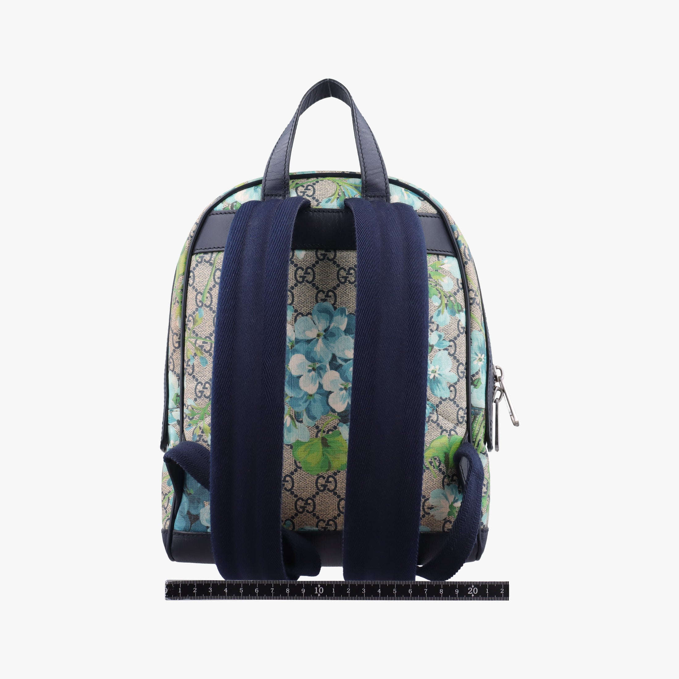 GG Blooms Beige×Navy×Multicolor PVC coated canvas 546327 B012373243GGブルームス ベージュ×ネイビー×マルチカラー PVCコーティングキャンバス 546327 B012373243