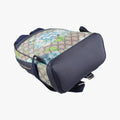 GG Blooms Beige×Navy×Multicolor PVC coated canvas 546327 B012373243GGブルームス ベージュ×ネイビー×マルチカラー PVCコーティングキャンバス 546327 B012373243