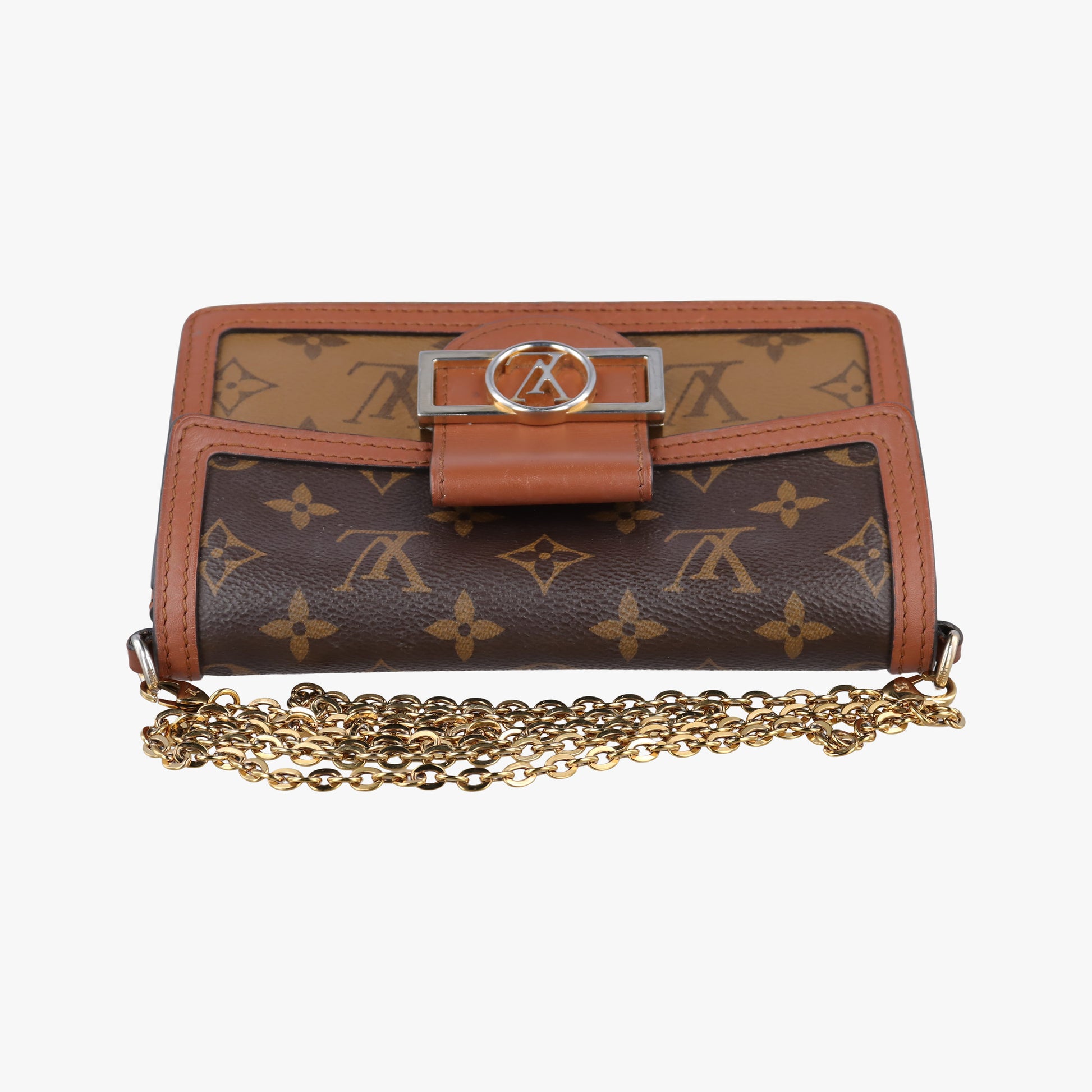 Portefeuille Dauphine Brown Monogram Reverse M68746 SP4129ポルトフォイユ ドーフィーヌ モノグラム/ブラウン モノグラム リバース M68746 SP4129