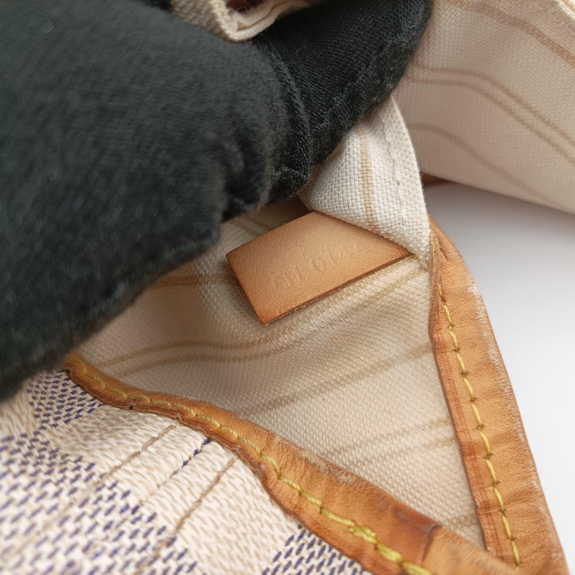 Neverfull MM Azur Damier Canvas N51107 GI0144ネヴァーフルMM アズール ダミエキャンバス N51107 GI0144