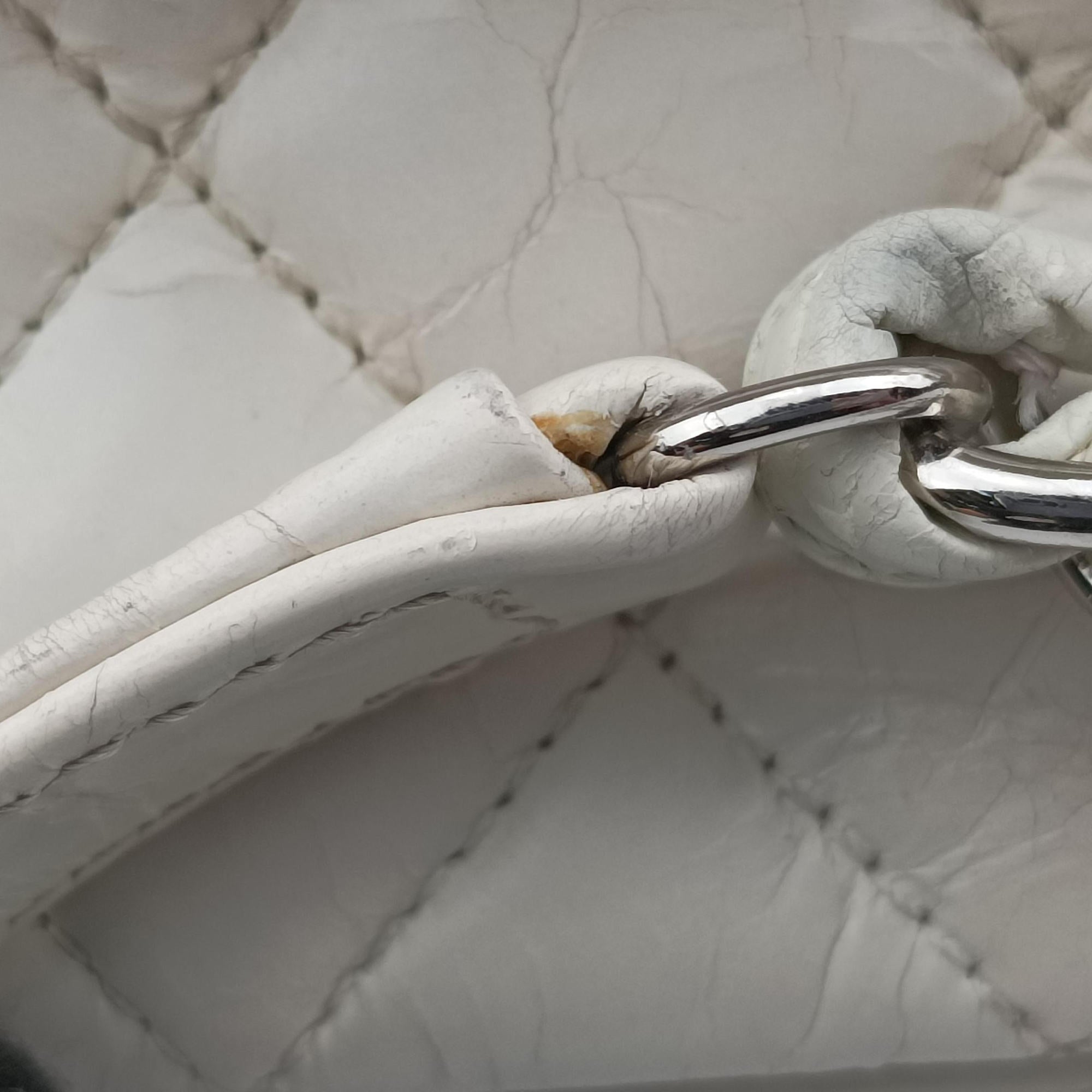 Mademoiselle Bowling White Leather A66868 15744670マドモアゼル ボーリング ホワイト レザー A66868 15744670