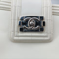 Boy Chanel White Leather A67019 16157345ボーイシャネル ホワイト レザー A67019 16157345
