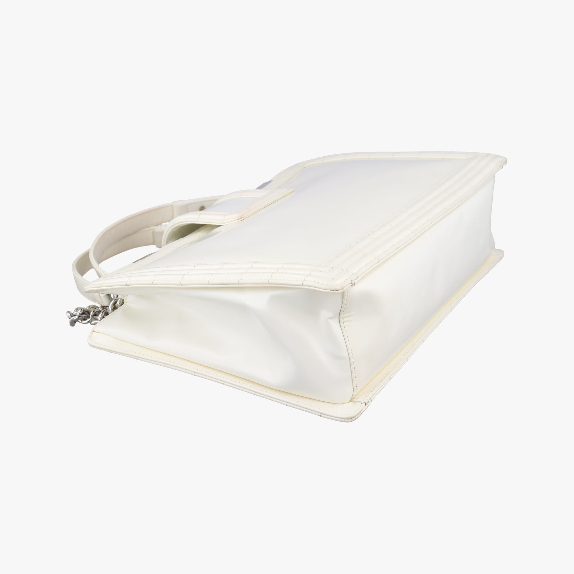 Boy Chanel White Leather A67019 16157345ボーイシャネル ホワイト レザー A67019 16157345