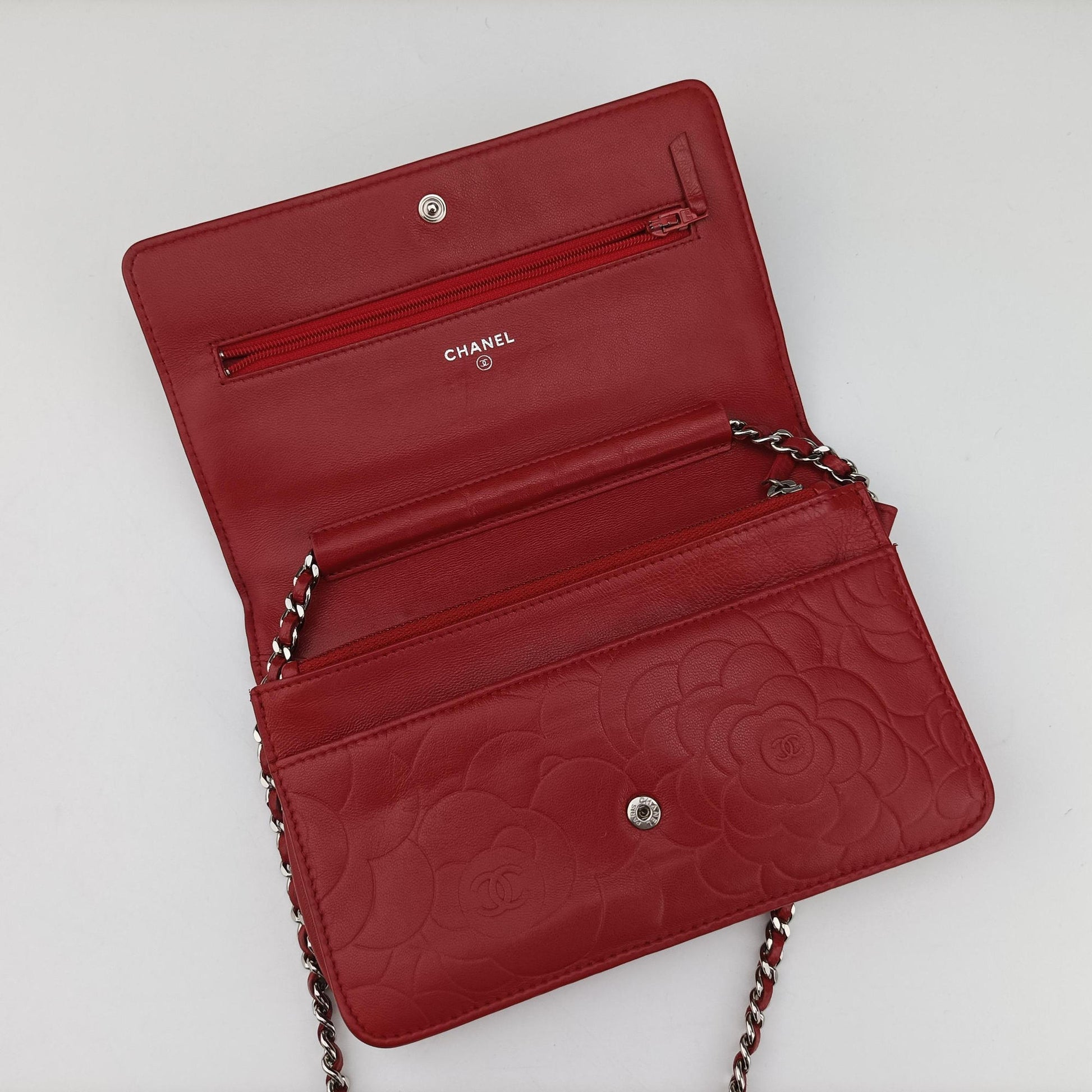 camellia Red lambskin A47421 15120760カメリア レッド ラムスキン A47421 15120760