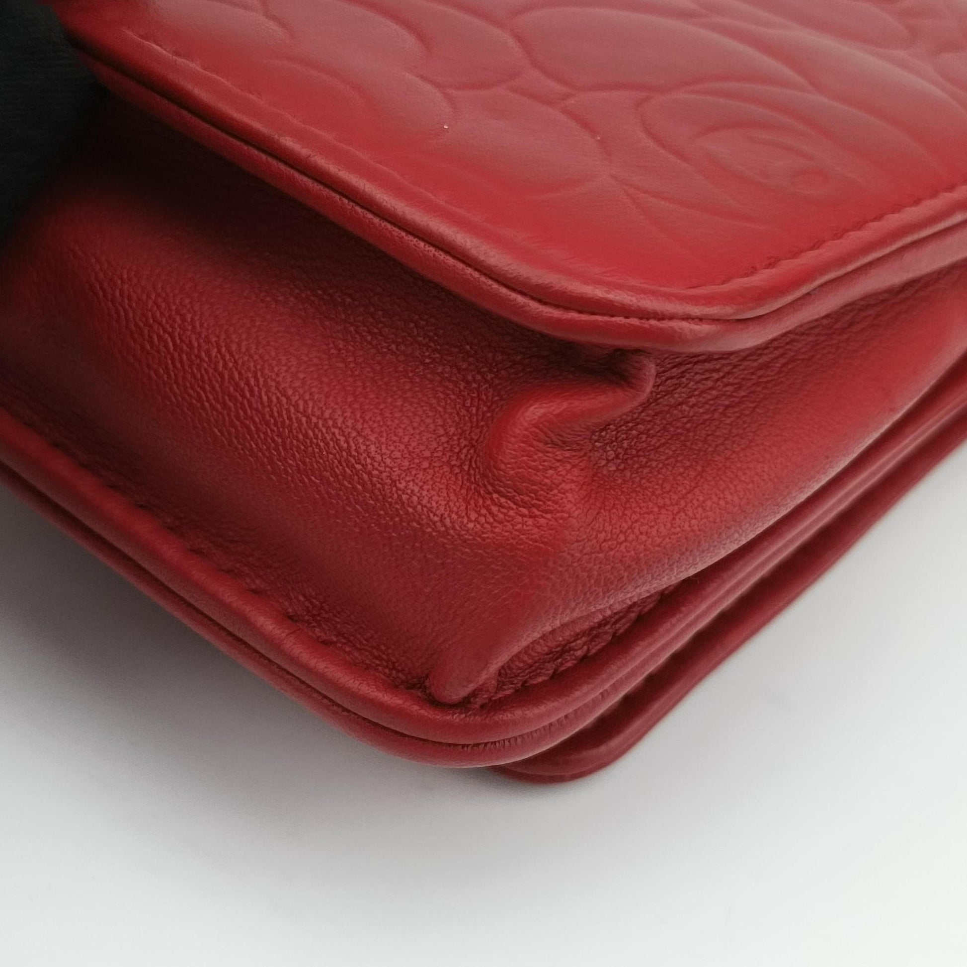 camellia Red lambskin A47421 15120760カメリア レッド ラムスキン A47421 15120760