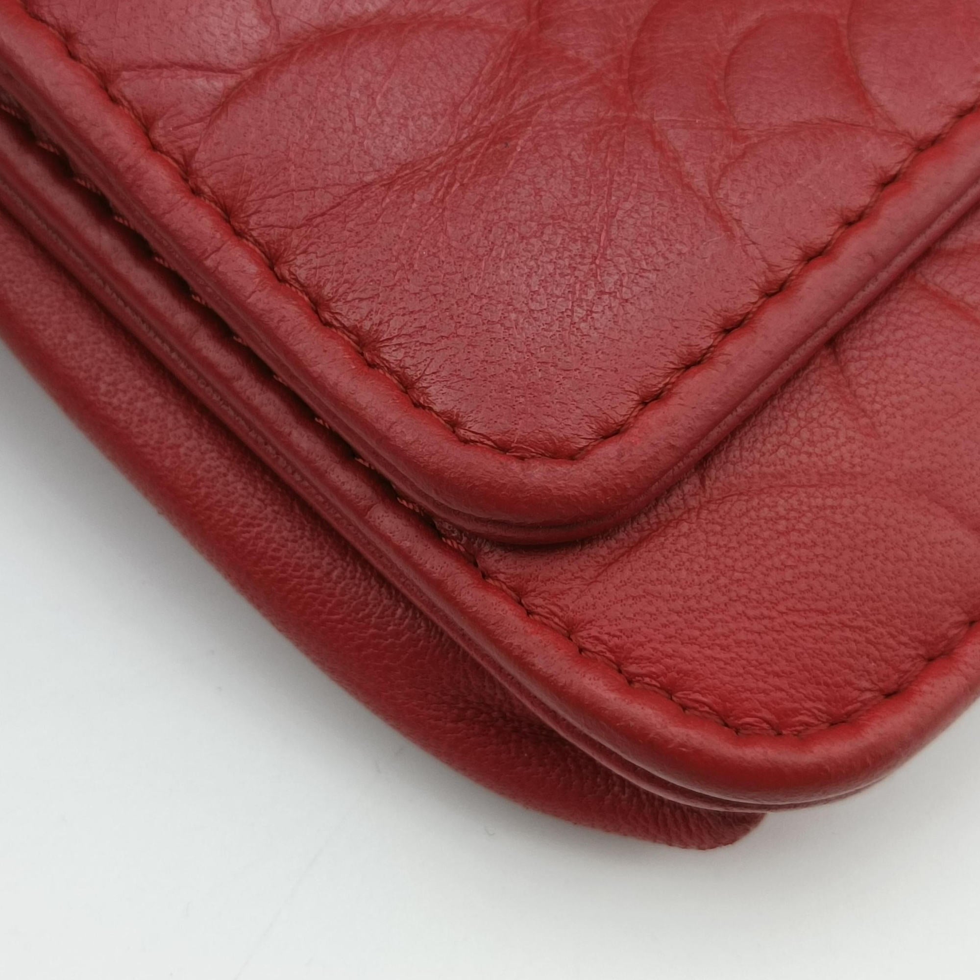 camellia Red lambskin A47421 15120760カメリア レッド ラムスキン A47421 15120760