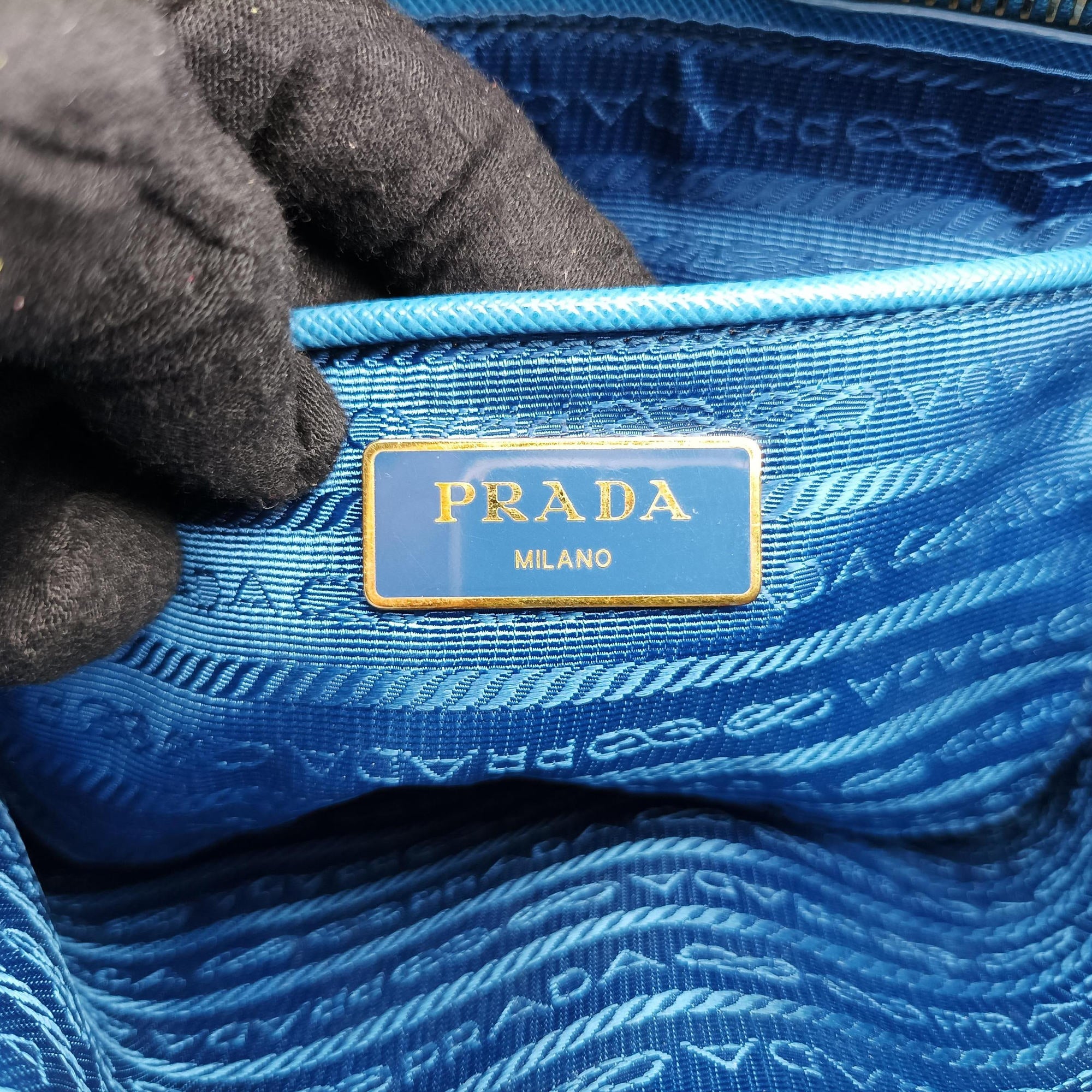 Promenade Blue SAFFIANO Leather BN2538 14 IVプロムナード ブルー サフィアーノレザー BN2538 14 IV
